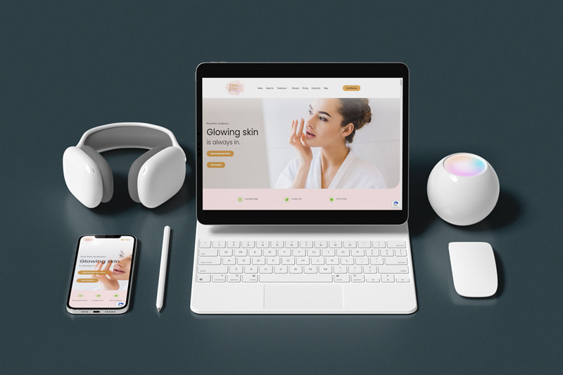 beauty website marketing agency